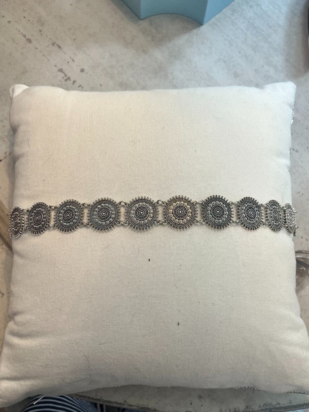Silver Chunky Boho Indie Belt Streetwear summer dainty feminine grunge